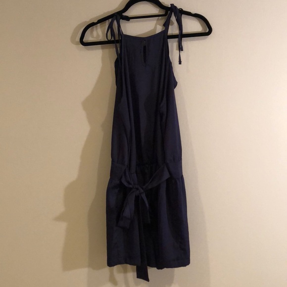 Kitty // Navy Bibbed Romper - Picture 4 of 6